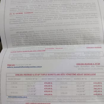 TOKİ Emlak Yönetim Abartılı Zam Oranı