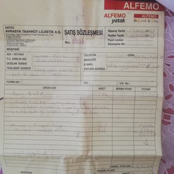 Alfemo Mobilya Teslimat Ve Kurulum