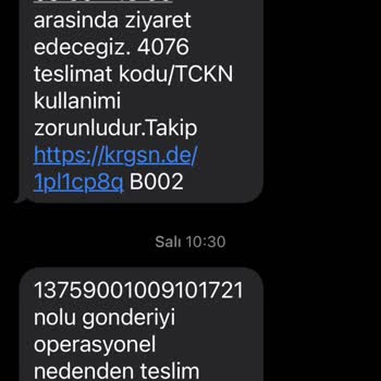 Kargom Sende Firmasının Saygısızlığı Ve İhmalkarlığı