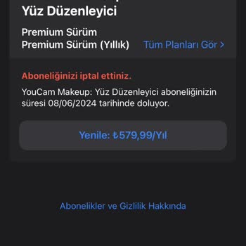 Youcam Makeup Kartımdan Para Çekildi