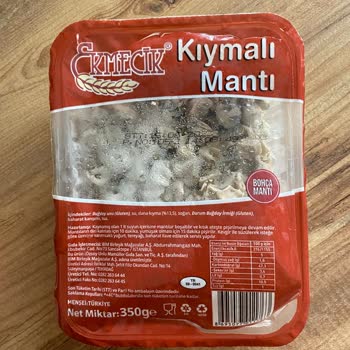 BİM'den Alınan Tarihi Geçmemiş Küflü Mantı