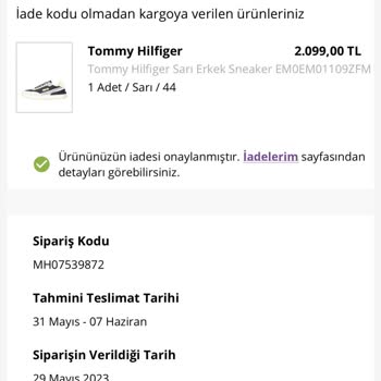 Morhipo Ürüne Zam Geldi Deyip Göndermiyorlar