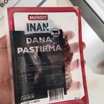 Migros Etiketi Koparılmış Pastırma