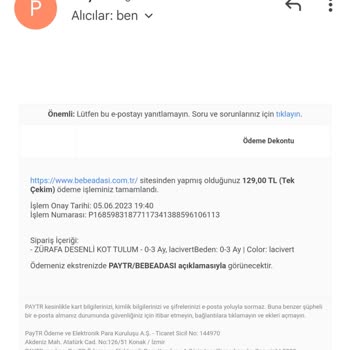 Bebe Adası Bebeadası Sipariş Gelmedi