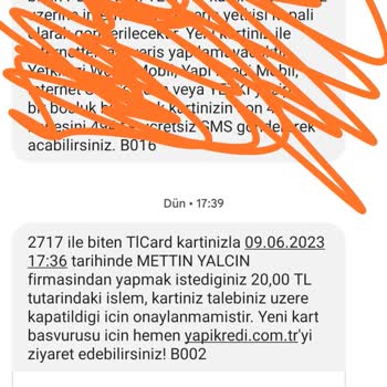 Deniz Kabuğu (denizkabugum.com) İzinsiz Hesap Kartı Kullanımı