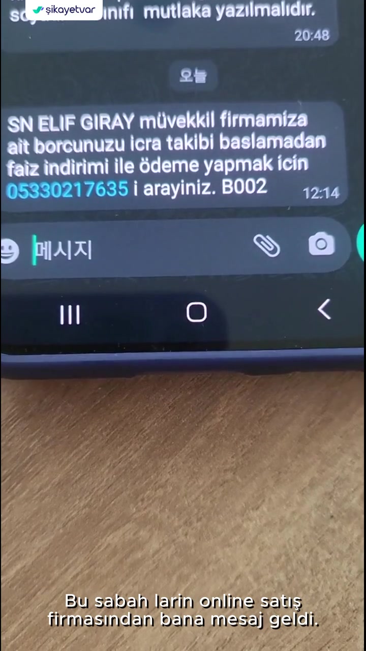 Larin Online Satış Firması İcra Tehdidi videonun kapak resmi