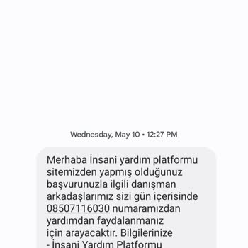 İnsani Yardımeli Dayanışma Derneği Şikayeti