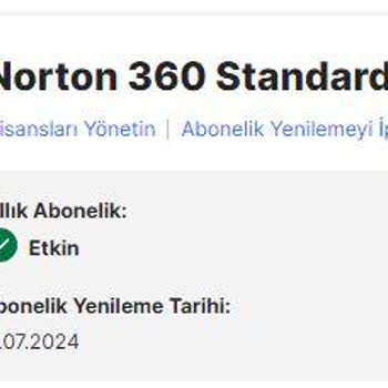 Norton Abonelik Ücreti İadesi