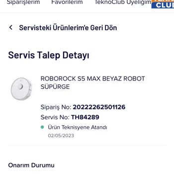 Nar Ev Aletleri Garanti Servisi Ücret Talebi