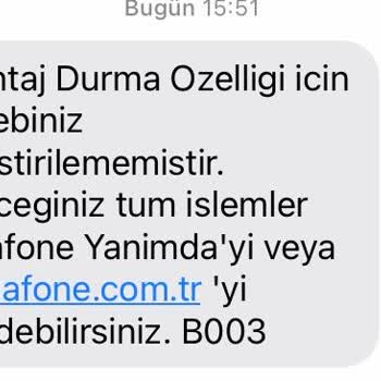 Vodafone Faturama Otomatik Alınan Ek Paketler