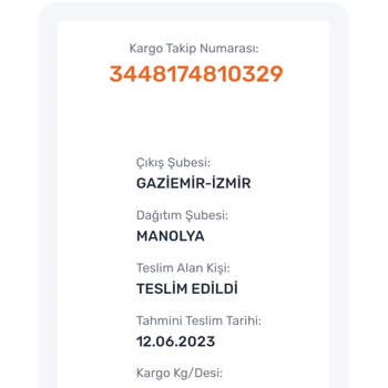 Aras Kargo Kargom Teslim Edilmedi