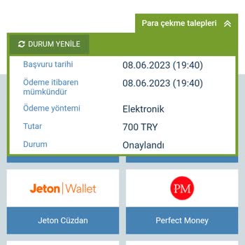 1xBet Çekim Talebi Onaylandı Ama Para Hesabıma Geçmedi