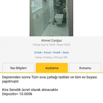 Alo 175 Antakya Ev Kiraları