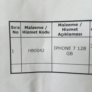 Hb İletişim Ve Teknoloji Yanlış Ürün