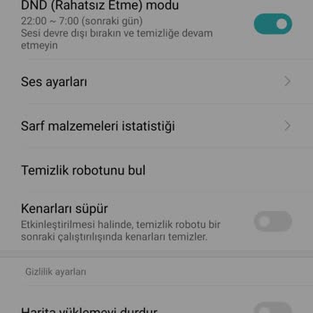 Xiaomi Xi Vacum Essential 2 İn 1 Model Robotum Güncelleme Sorunu