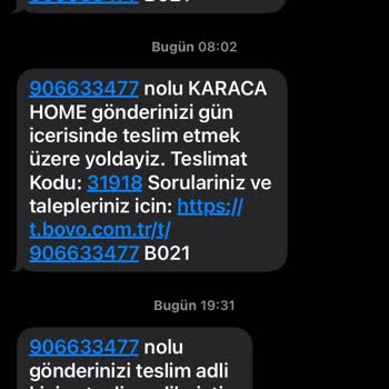 Karaca Home Ürün Teslim Edildi Mesajı Geldi Ancak Ürün Gelmedi