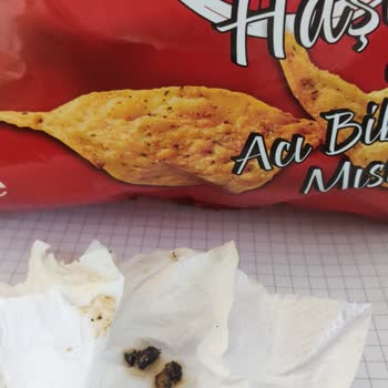 BİM Party Cipsi Fare Dışkısı