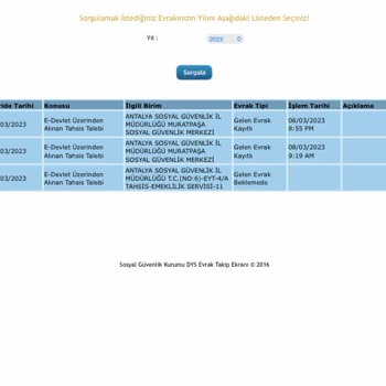 SGK Emekli Maaşının Bağlanması