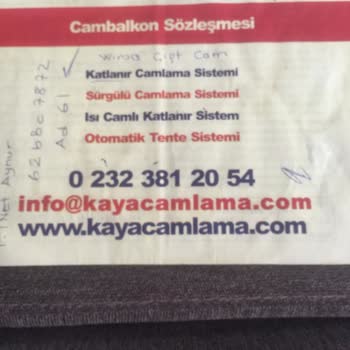 Winsa (İzmir Kayalar Cam ) Cam Balkon Sorunu Hk