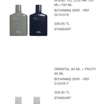 Zara Eksik Ürün Geldi