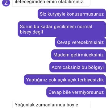 Getire Verilen Siparişin 1,30 Saatte Teslim Edilmemesi