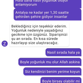 Getire Verilen Siparişin 1,30 Saatte Teslim Edilmemesi