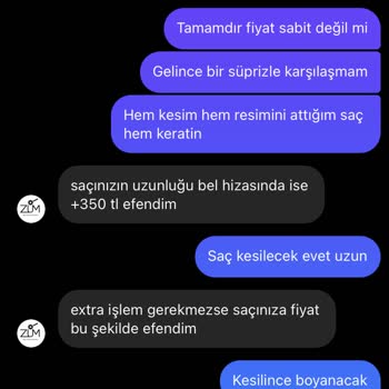 Zum Kuaför Gerçek Olmayan Reklamları Fiyat Aldatmacaları