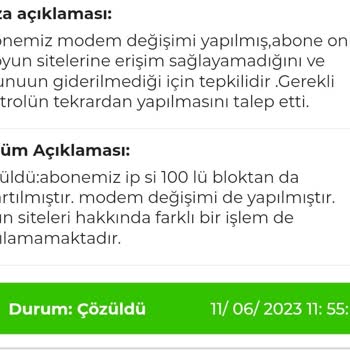 Kablo Net İnternetim Aktif Ancak Online Oyunlar Oynanamıyor.