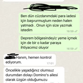Domino's Cüzdan Hesabını Boşuna Açmış Millete Eziyet