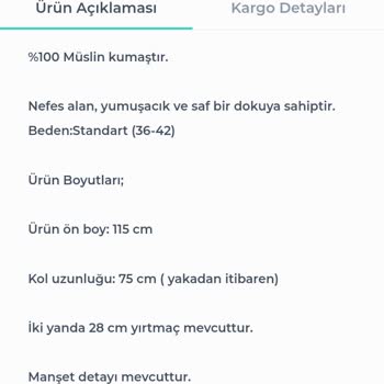 Sümeyye Yavuz Altüst Takım Beden Uyumsuzluğu, Etiketi Kesilmiş Ürün, Sığ Beden Aralığı