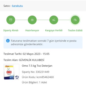 OMO Çamaşır Deterjanı Sahte