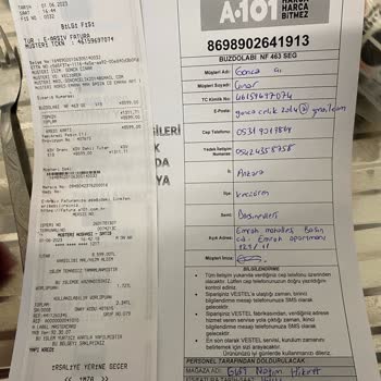 A101'den Aldığım Buzdolabının Teslim Edilmemesi