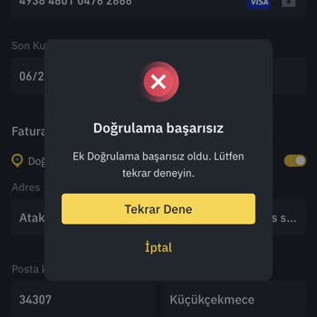 Binance Globalden Alım İşlemi