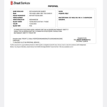 Ewa English Hesabımdan Haksiz Yere 799 Tl Para Çekildi.