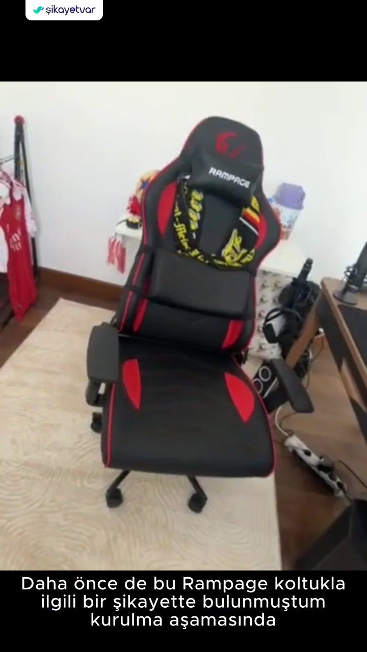 Rampage Koltukta Sol Tarafa Çökme Problemi videonun kapak resmi