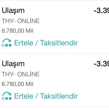 Türk Hava Yolları Kredi Kartımdan İki Kez Çekim Yaptı.