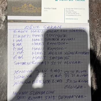 Konfor Mobilya Yanlış Ürün Gönderilmesi