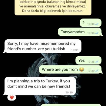 WhatsApp Yabancı İşletme Araması
