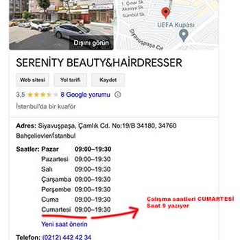 Serenity Beauty Hizmet Anlayışı