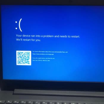 Lenovo Laptop Mavi Ekran Sorunu