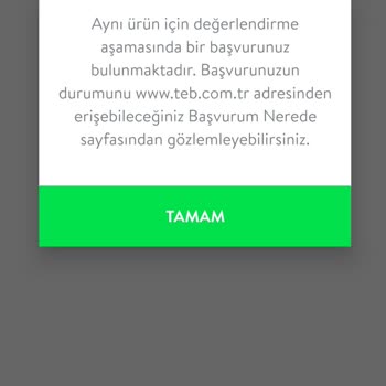 TEB Kredi Kullanımı Yaptırmıyorlar