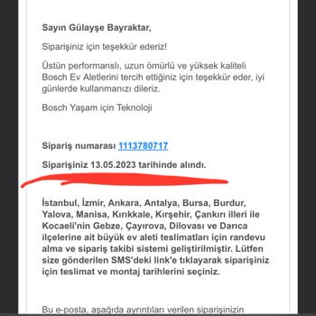 Bosch Fails to Fulfill Order for Dough Mixers