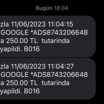Google Para Çekimi