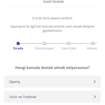 Sözde Getir Ama Getirmiyor
