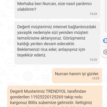 Trendyol Sürat Kargo Teslimat Bölgesindeyim. Burası Şehrin Ortası.