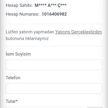 Betl0 Yatırım Yaptığım Parayı Hesaba Geçmiyor