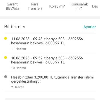 Garanti BBVA Hesabımın Haber Verilmeden Kapatılması.