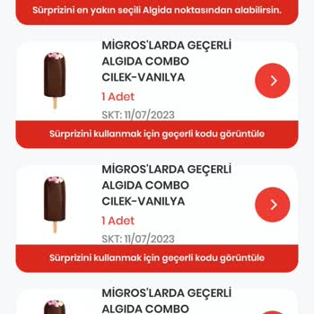 Algida Hediye Dondurmaları Alma