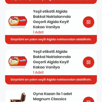 Algida Hediye Dondurmaları Alma