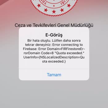 Adalet Bakanlığı E-görüş Sistemlerinde Sık Sık Hata Alıyorum